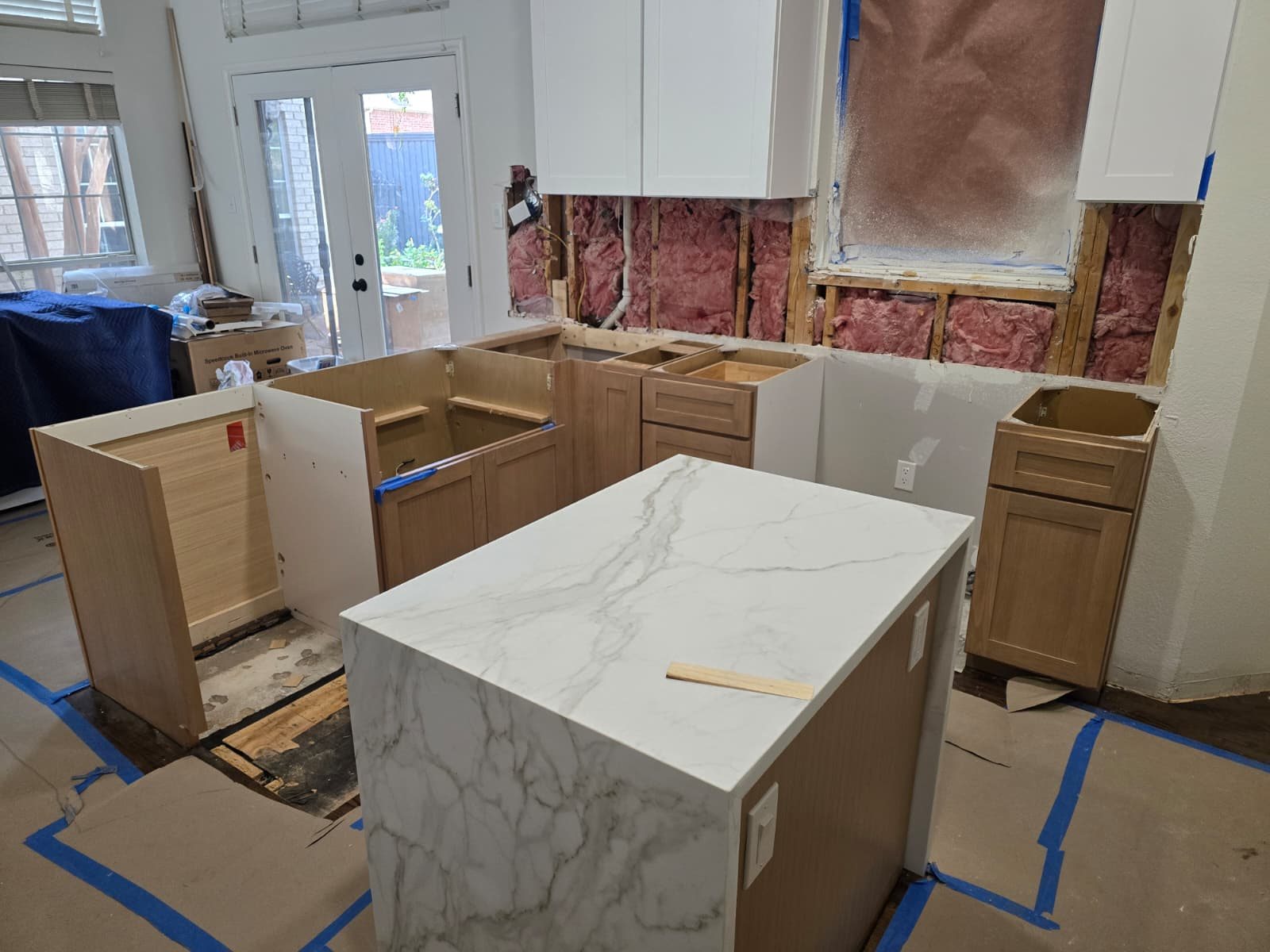 Transitional Kitchen Remodel in Plano, TX by Novastar construction project photo 2