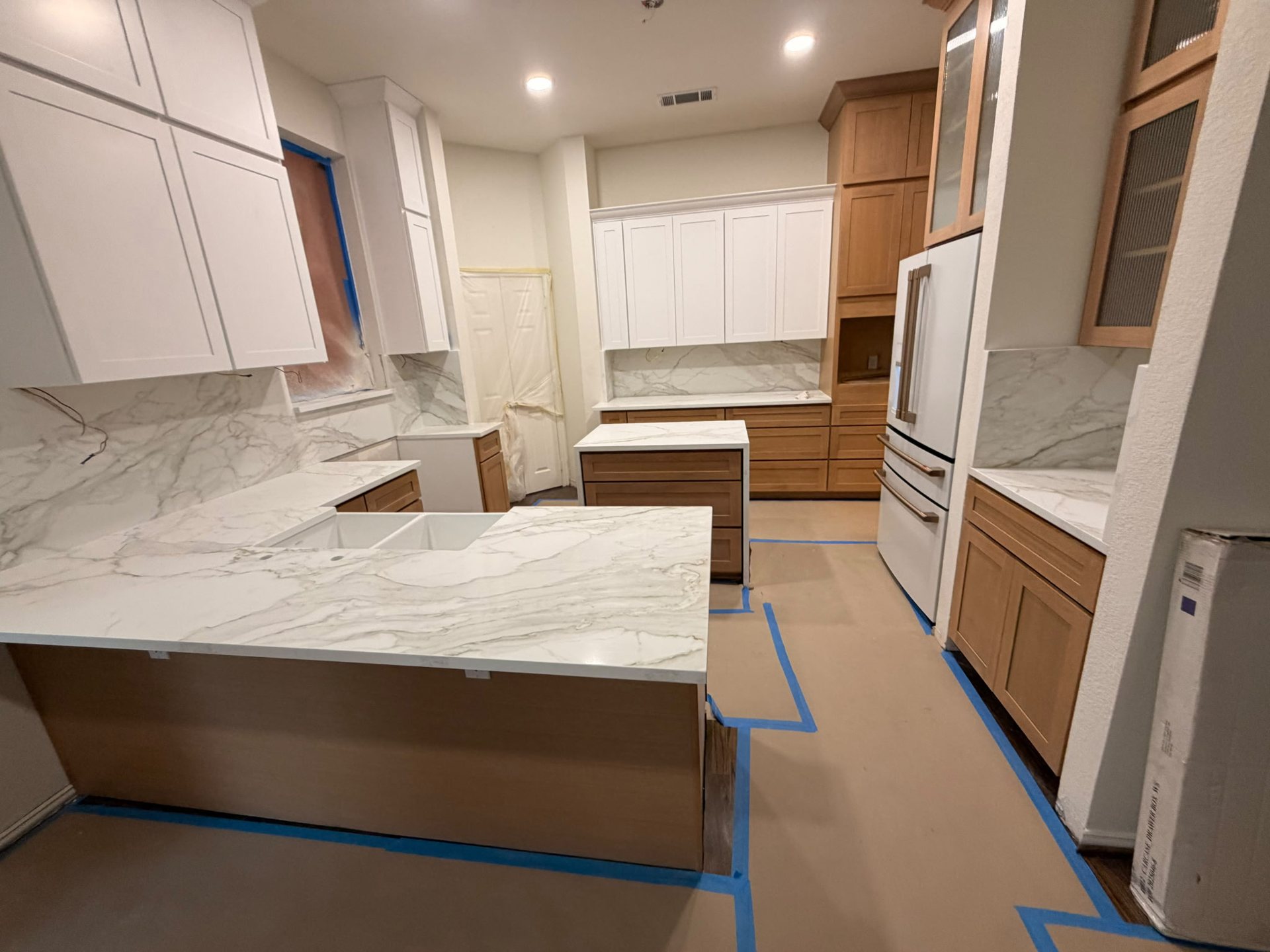 Transitional Kitchen Remodel in Plano, TX by Novastar construction project photo