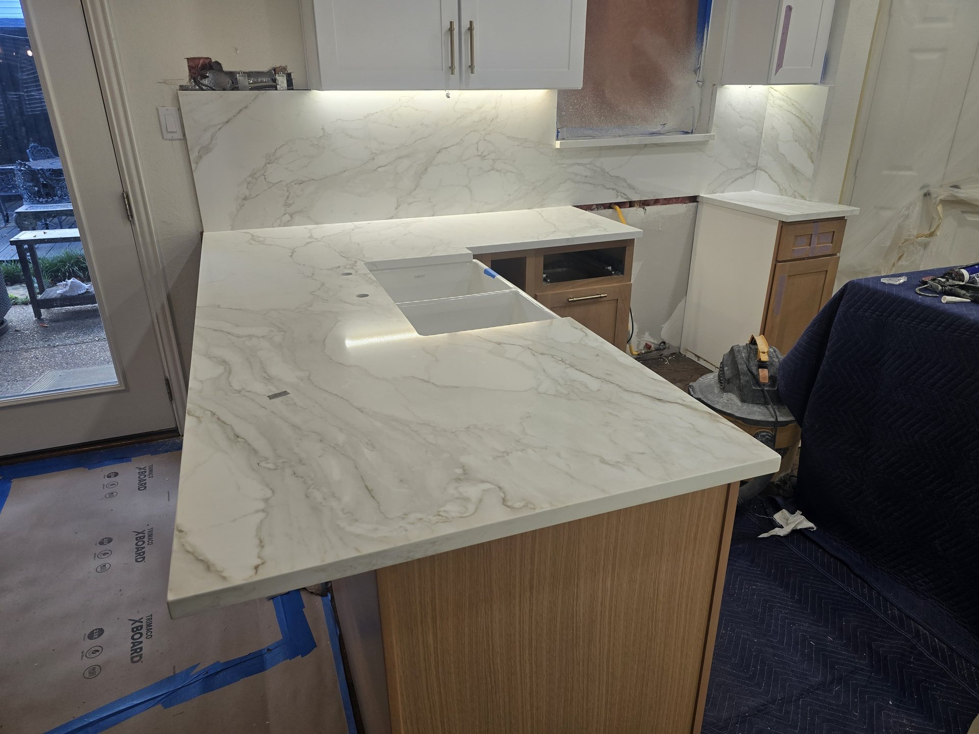 Transitional Kitchen Remodel in Plano, TX by Novastar construction project photo 3